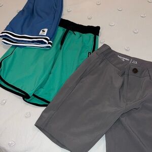Lot of Abercrombie & Fitch shorts. Sz 7/8, like new condition. Gray NWT